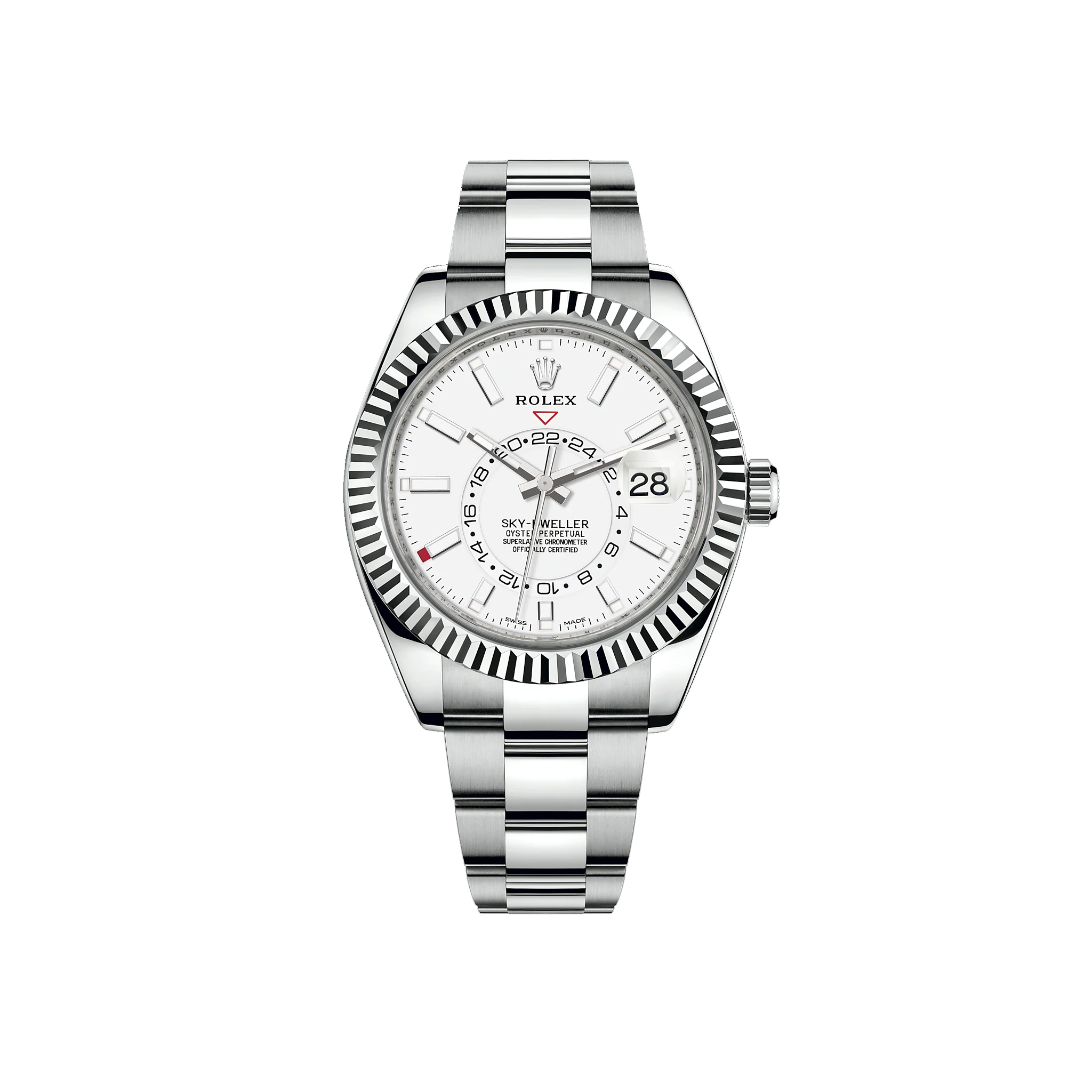 ROLEX-SKY-DWELLER-STAINLESS-STEEL-WHITE-GOLD-WHITE-326934-0001-0 ROLEX SKY DWELLER STAINLESS STEEL WHITE GOLD WHITE 326934 0001 0