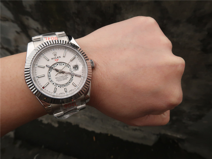 ROLEX-SKY-DWELLER-STAINLESS-STEEL-WHITE-GOLD-WHITE-326934-0001-010 ROLEX SKY DWELLER STAINLESS STEEL WHITE GOLD WHITE 326934 0001 010