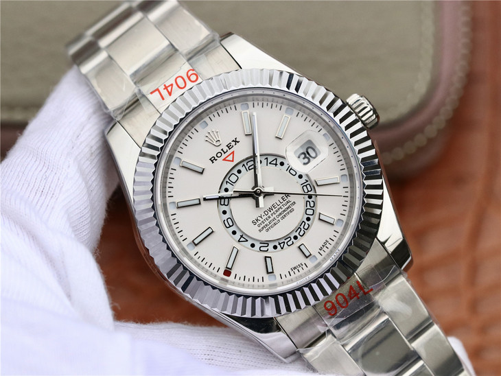 ROLEX-SKY-DWELLER-STAINLESS-STEEL-WHITE-GOLD-WHITE-326934-0001-02 ROLEX SKY DWELLER STAINLESS STEEL WHITE GOLD WHITE 326934 0001 02