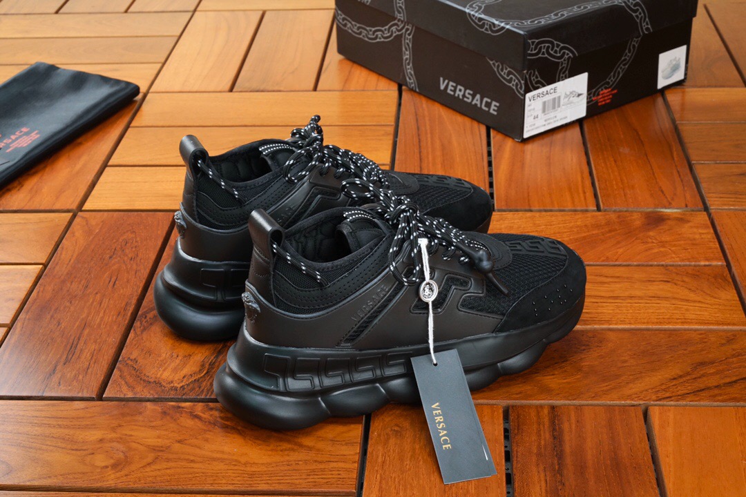 VERSACE-CHAIN-REACTION-TRAINERS-BLACK-DSU7071E-D7CTG_D41-04 VERSACE CHAIN REACTION TRAINERS BLACK DSU7071E D7CTG D41 04