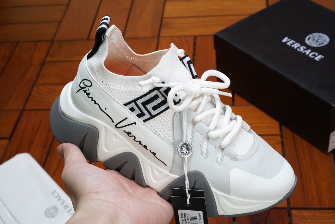 VERSACE-SQUALO-KNIT-TRAINERS-WHITE-DSU8007-DCL5G_D0141-03 VERSACE SQUALO KNIT TRAINERS WHITE DSU8007 DCL5G D0141 03
