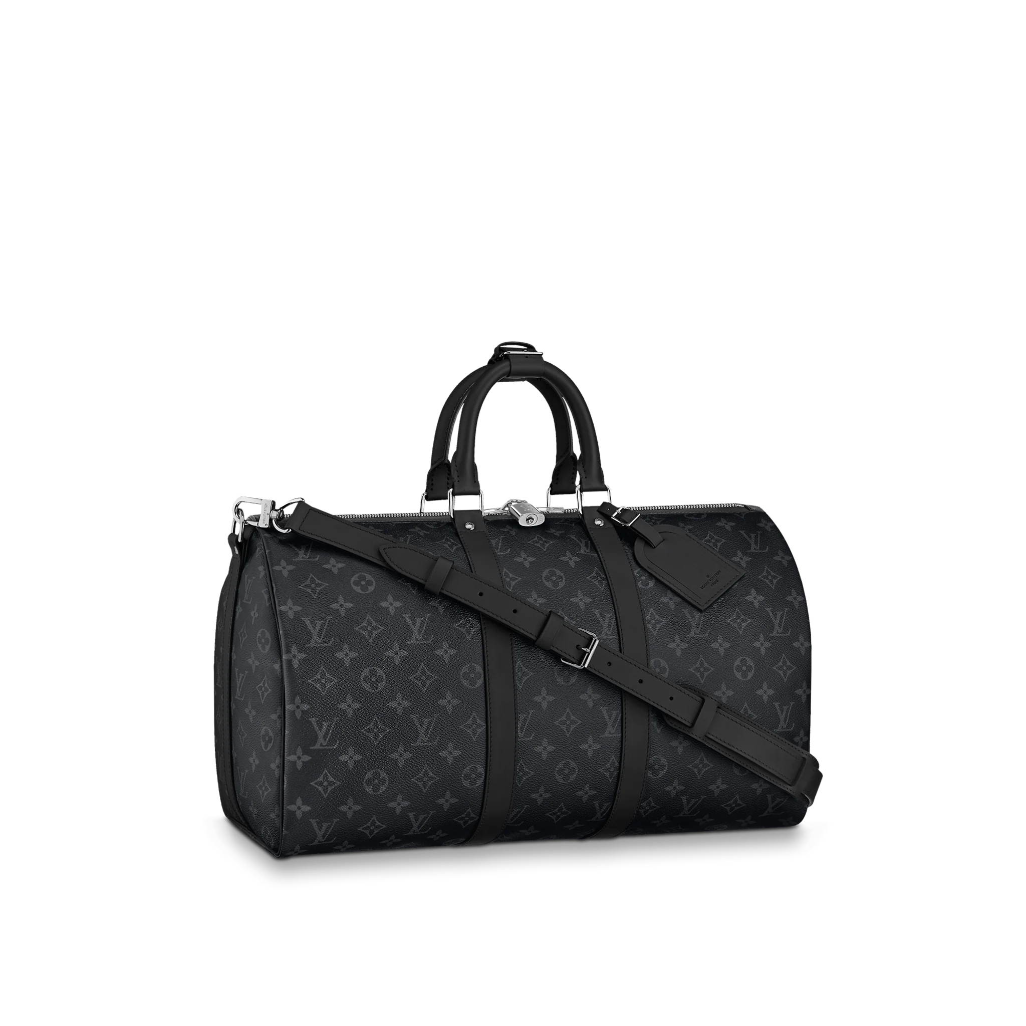 louis-vuitton-keepall-bandoulière-45-monogram-eclipse-travel-M40569-0 louis vuitton keepall bandouliere 45 monogram eclipse travel M40569 0
