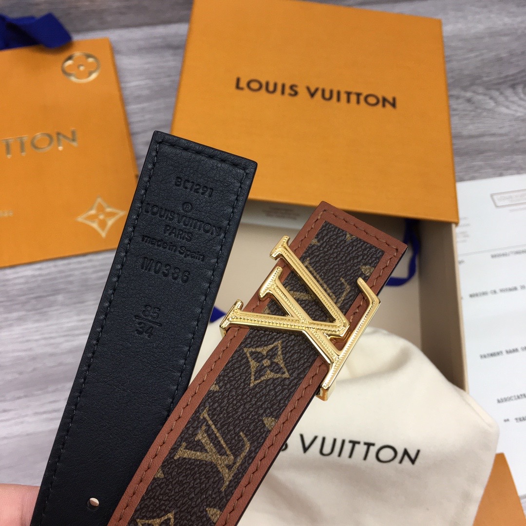 louis-vuitton-lv-chain-30mm-reversible-belt-monogram-belts-M0386W-03 louis vuitton lv chain 30mm reversible belt monogram belts M0386W 03