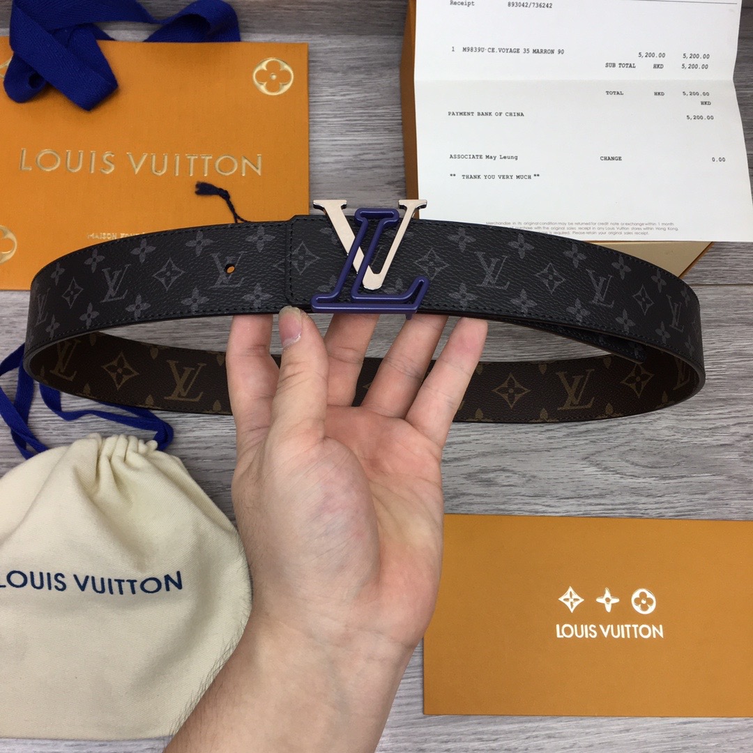 louis-vuitton-lv-line-40mm-reversible-belt-monogram-canvas-belts-MP295U-08 louis vuitton lv line 40mm reversible belt monogram canvas belts MP295U 08