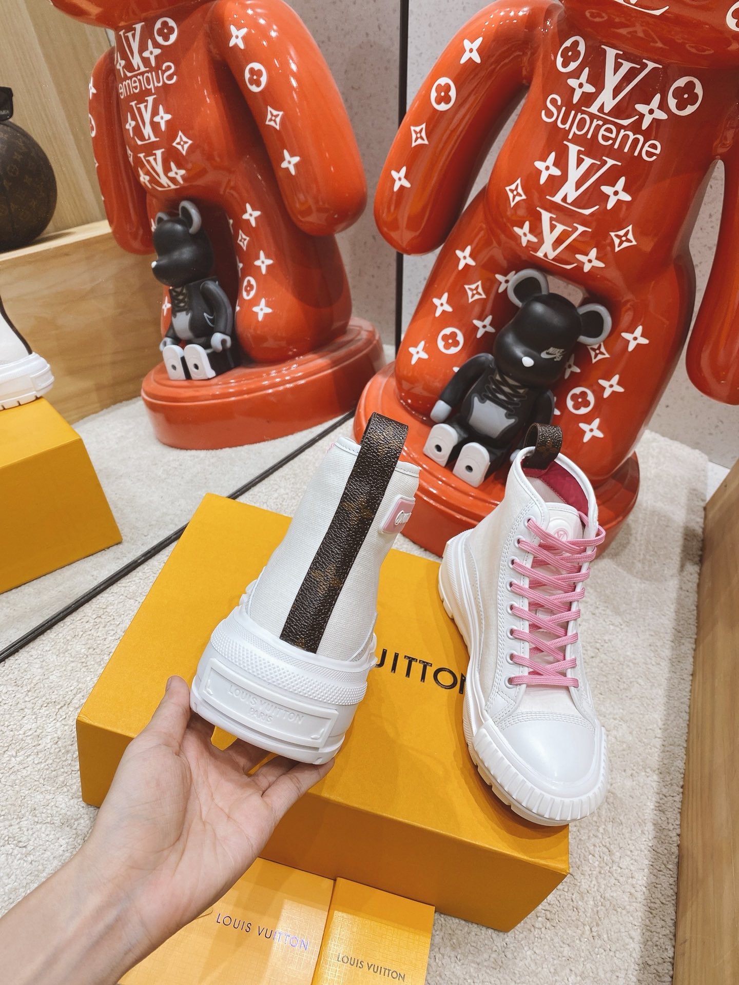 louis-vuitton-lv-squad-sneaker-boot-shoes-1A9405-09 louis vuitton lv squad sneaker boot shoes 1A9405 09