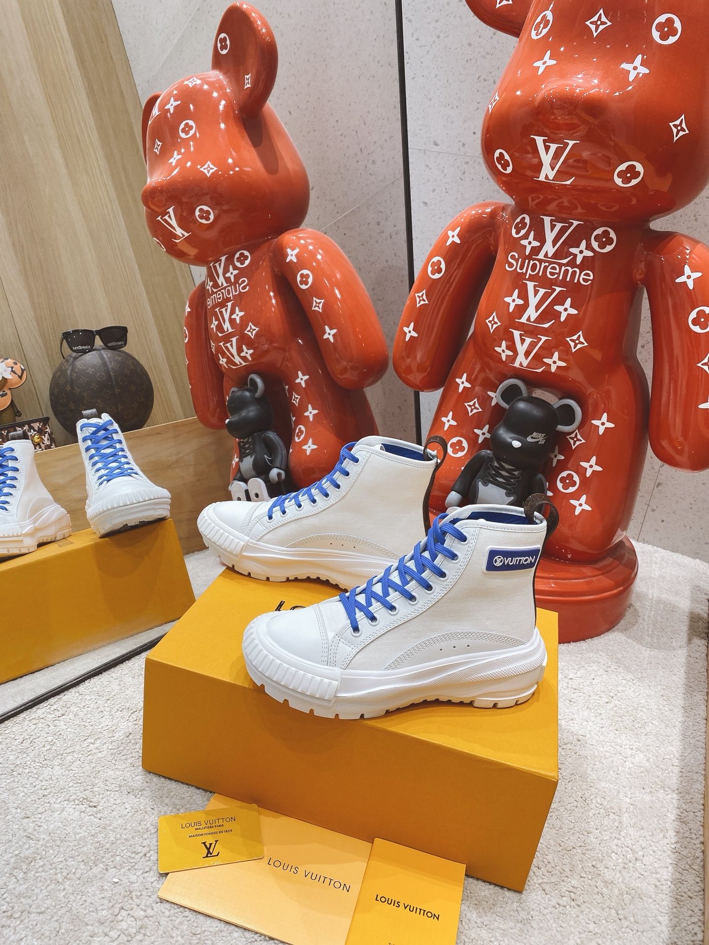 louis-vuitton-lv-squad-trainer-boots-shoes-1A940L-01 louis vuitton lv squad trainer boots shoes 1A940L 01