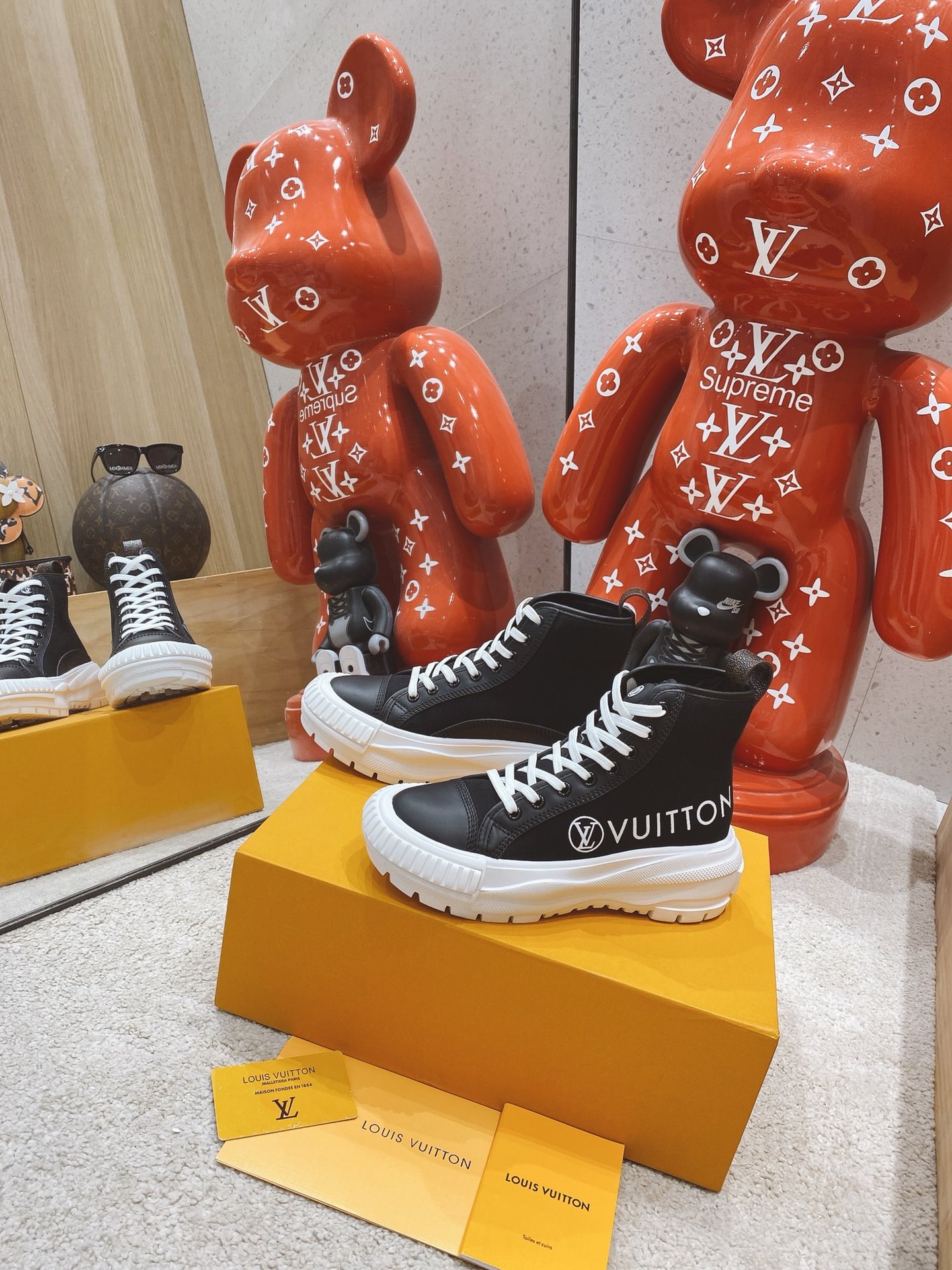 louis-vuitton-lv-squad-trainer-boots-shoes-1A96EW-01 louis vuitton lv squad trainer boots shoes 1A96EW 01
