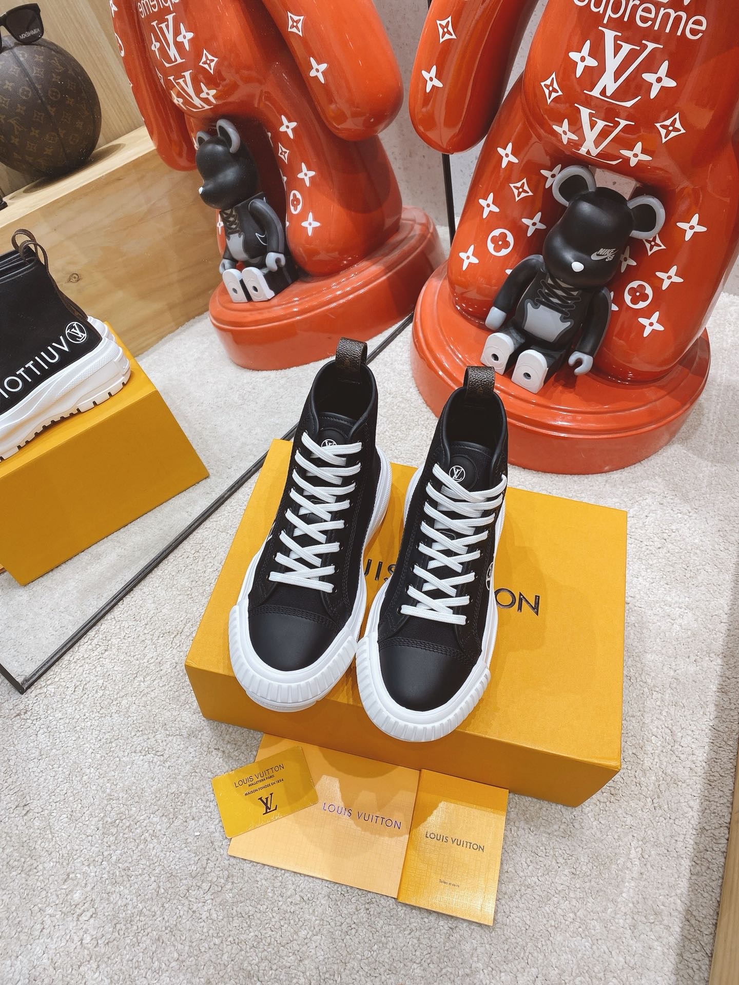 louis-vuitton-lv-squad-trainer-boots-shoes-1A96EW-02 louis vuitton lv squad trainer boots shoes 1A96EW 02