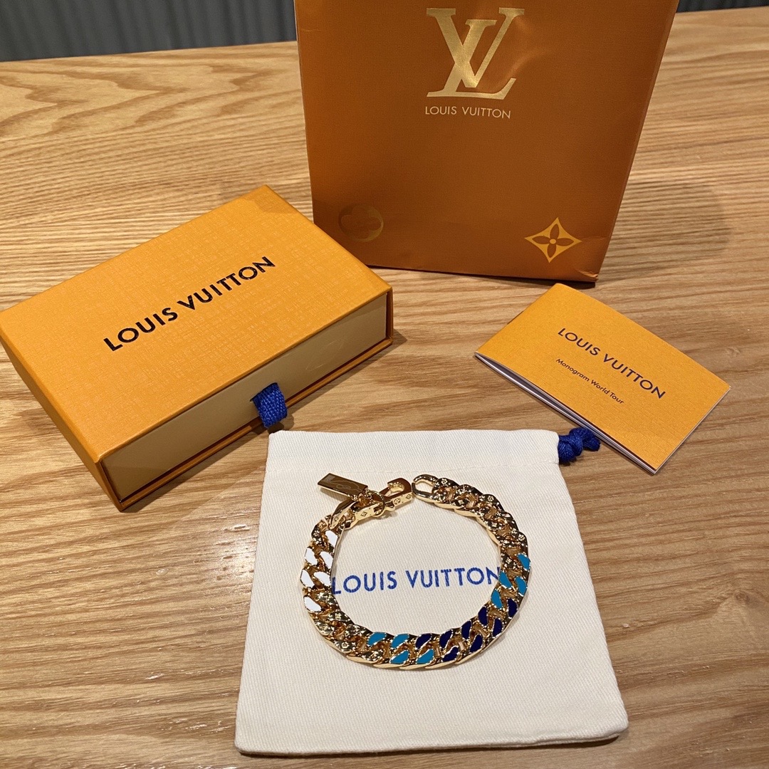 louis-vuitton-lvxnba-chain-links-bracelet-fashion-jewellery-MP3053-02 louis vuitton lvxnba chain links bracelet fashion jewellery MP3053 02