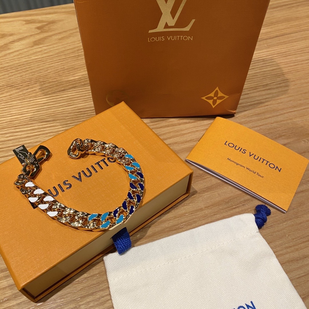 louis-vuitton-lvxnba-chain-links-bracelet-fashion-jewellery-MP3053-04 louis vuitton lvxnba chain links bracelet fashion jewellery MP3053 04