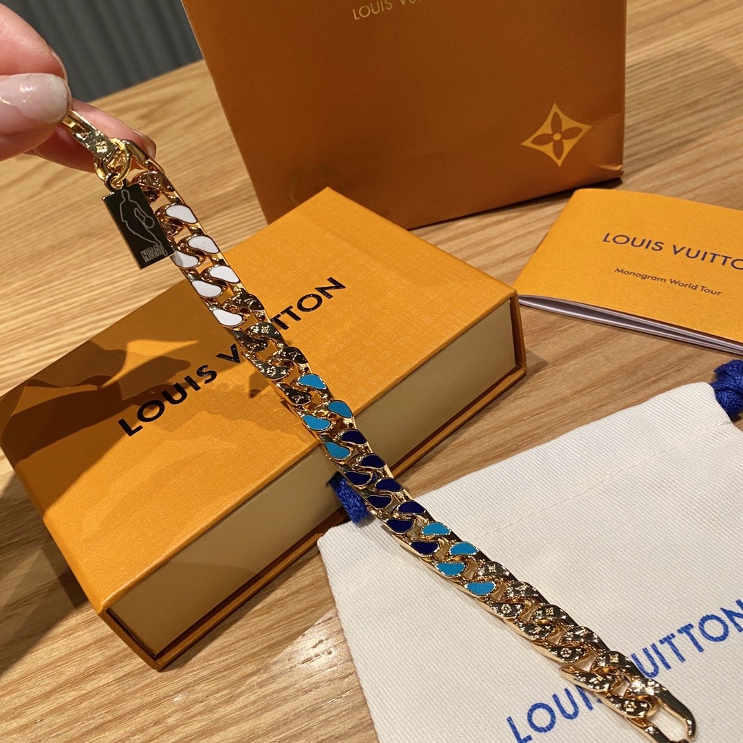 louis-vuitton-lvxnba-chain-links-bracelet-fashion-jewellery-MP3053-06 louis vuitton lvxnba chain links bracelet fashion jewellery MP3053 06