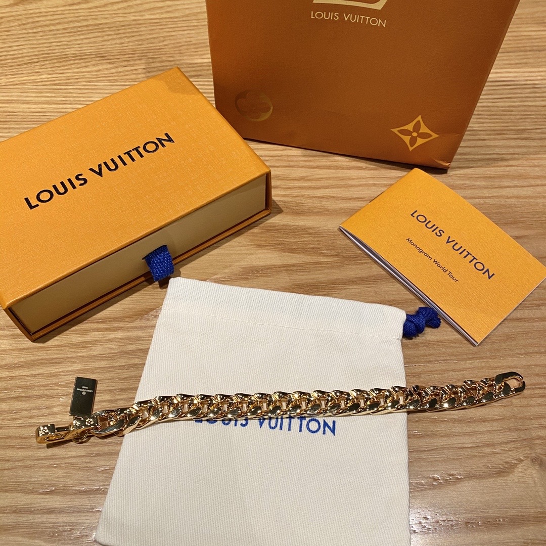 louis-vuitton-lvxnba-chain-links-bracelet-fashion-jewellery-MP3053-08 louis vuitton lvxnba chain links bracelet fashion jewellery MP3053 08