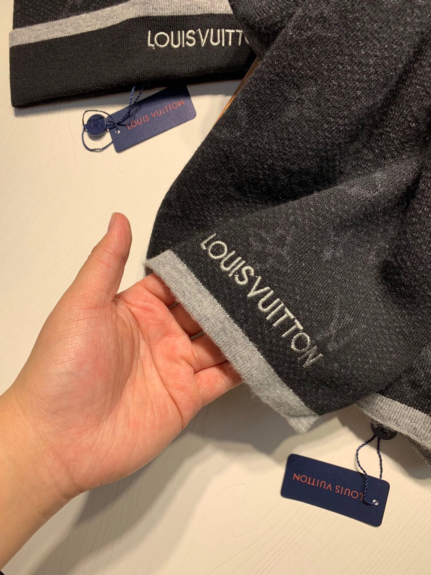 louis-vuitton-my-monogram-eclipse-scarf-scarves-M73468-07 louis vuitton my monogram eclipse scarf scarves M73468 07