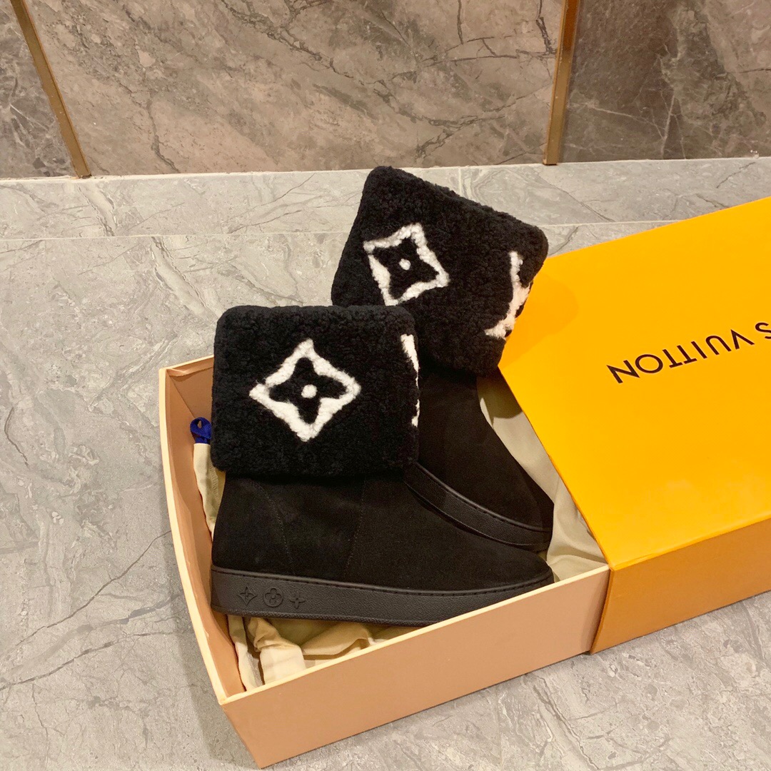 louis-vuitton-snowdrop-flat-ankle-boot-shoes-1A8D0U-04 louis vuitton snowdrop flat ankle boot shoes 1A8D0U 04
