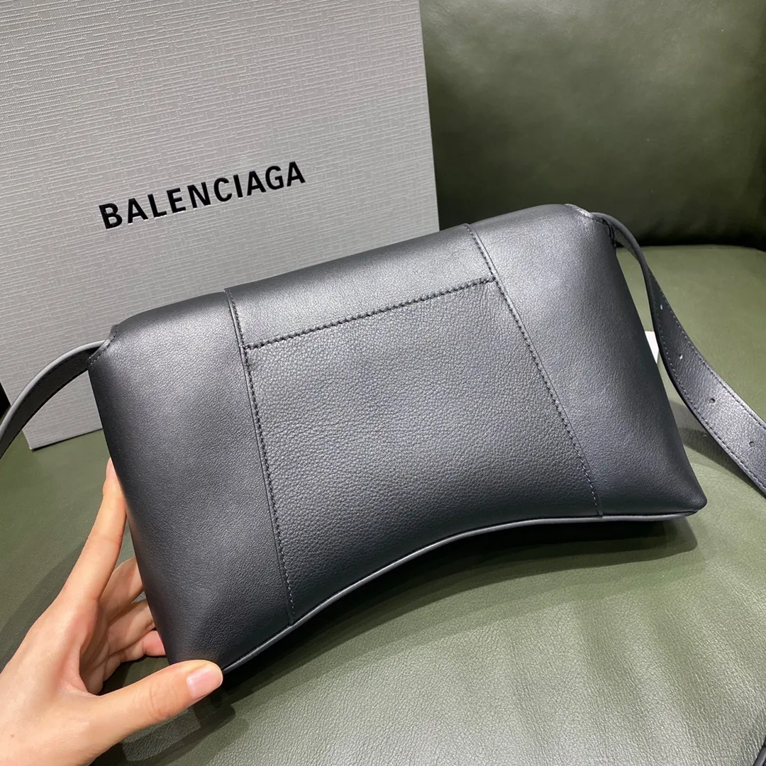 BALENCIAGA-WOMEN'S-DOWNTOWN-XS-SHOULDER-BAG-IN-BLACK-67135529S1M1000_2 BALENCIAGA WOMENS DOWNTOWN XS SHOULDER BAG IN BLACK 67135529S1M1000 2