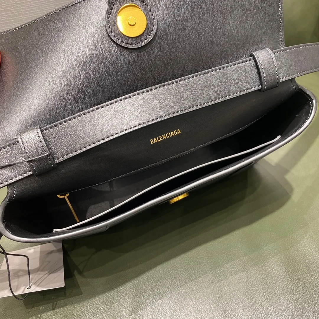 BALENCIAGA-WOMEN'S-DOWNTOWN-XS-SHOULDER-BAG-IN-BLACK-67135529S1M1000_9 BALENCIAGA WOMENS DOWNTOWN XS SHOULDER BAG IN BLACK 67135529S1M1000 9