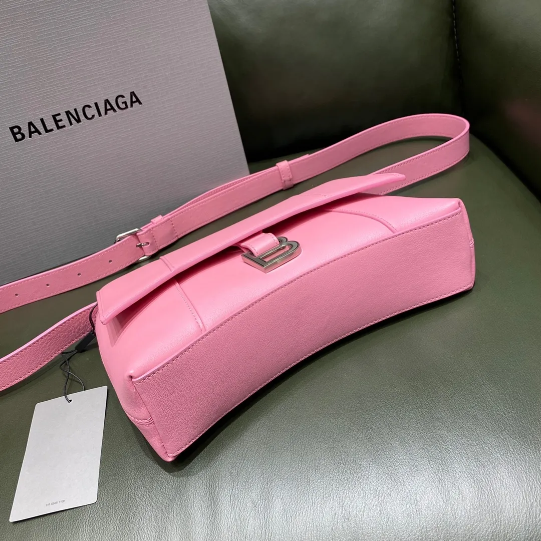 BALENCIAGA-WOMEN'S-DOWNTOWN-XS-SHOULDER-BAG-IN-PINK-67135529S1Y5906_5 BALENCIAGA WOMENS DOWNTOWN XS SHOULDER BAG IN PINK 67135529S1Y5906 5
