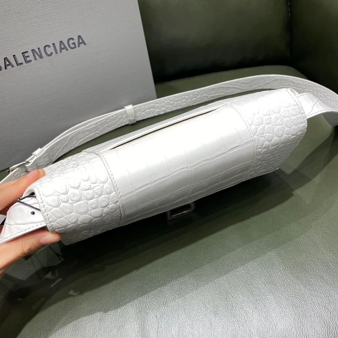 BALENCIAGA-WOMEN'S-DOWNTOWN-XS-SHOULDER-BAG-IN-WHITE-67135523E8Y9016_4 BALENCIAGA WOMENS DOWNTOWN XS SHOULDER BAG IN WHITE 67135523E8Y9016 4