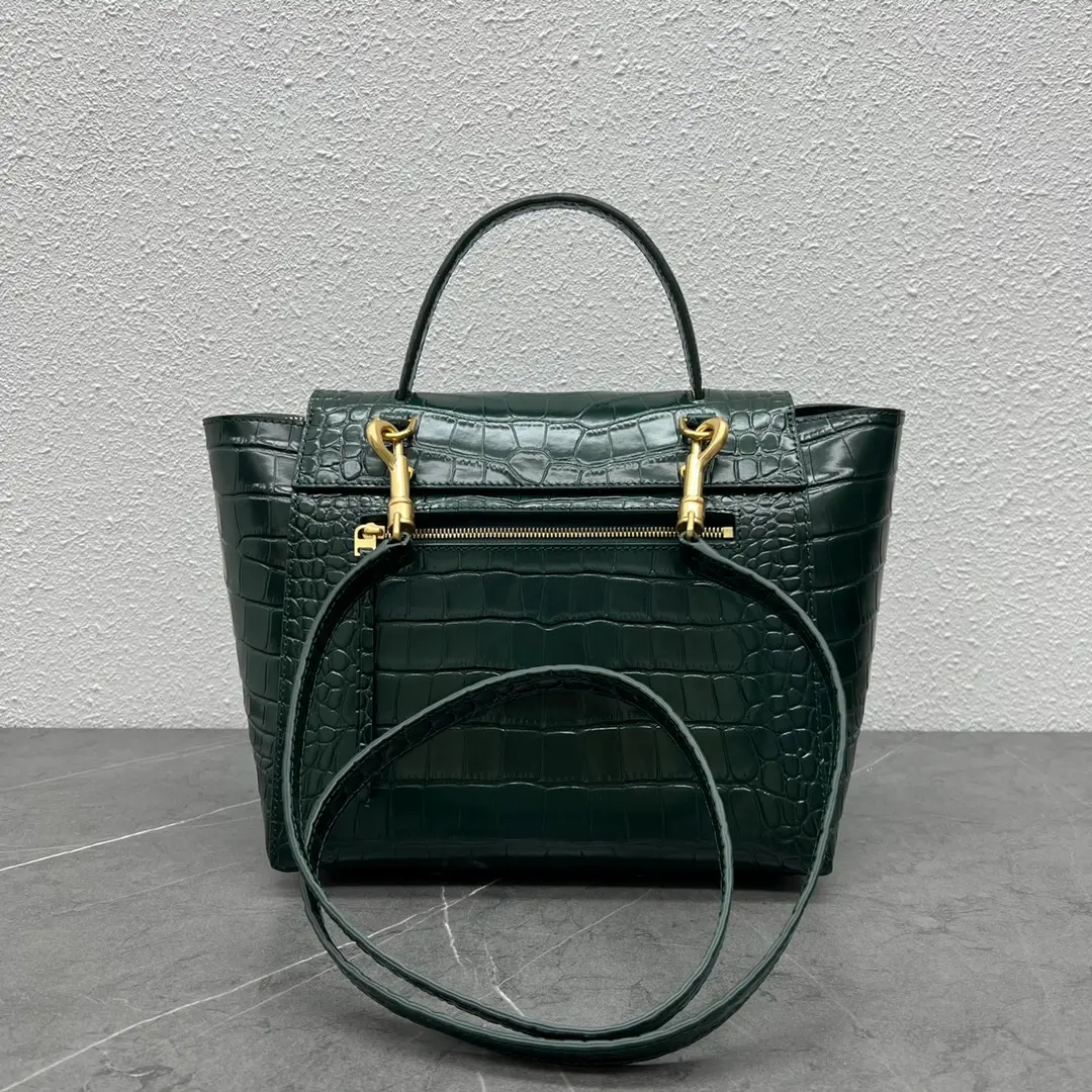 CELINE-MICRO-BELT-BAG-IN-CROCODILE-EMBOSSED-CALFSKIN-AMAZONE-189153BTE.31AN_3 CELINE MICRO BELT BAG IN CROCODILE EMBOSSED CALFSKIN AMAZONE 189153BTE.31AN 3