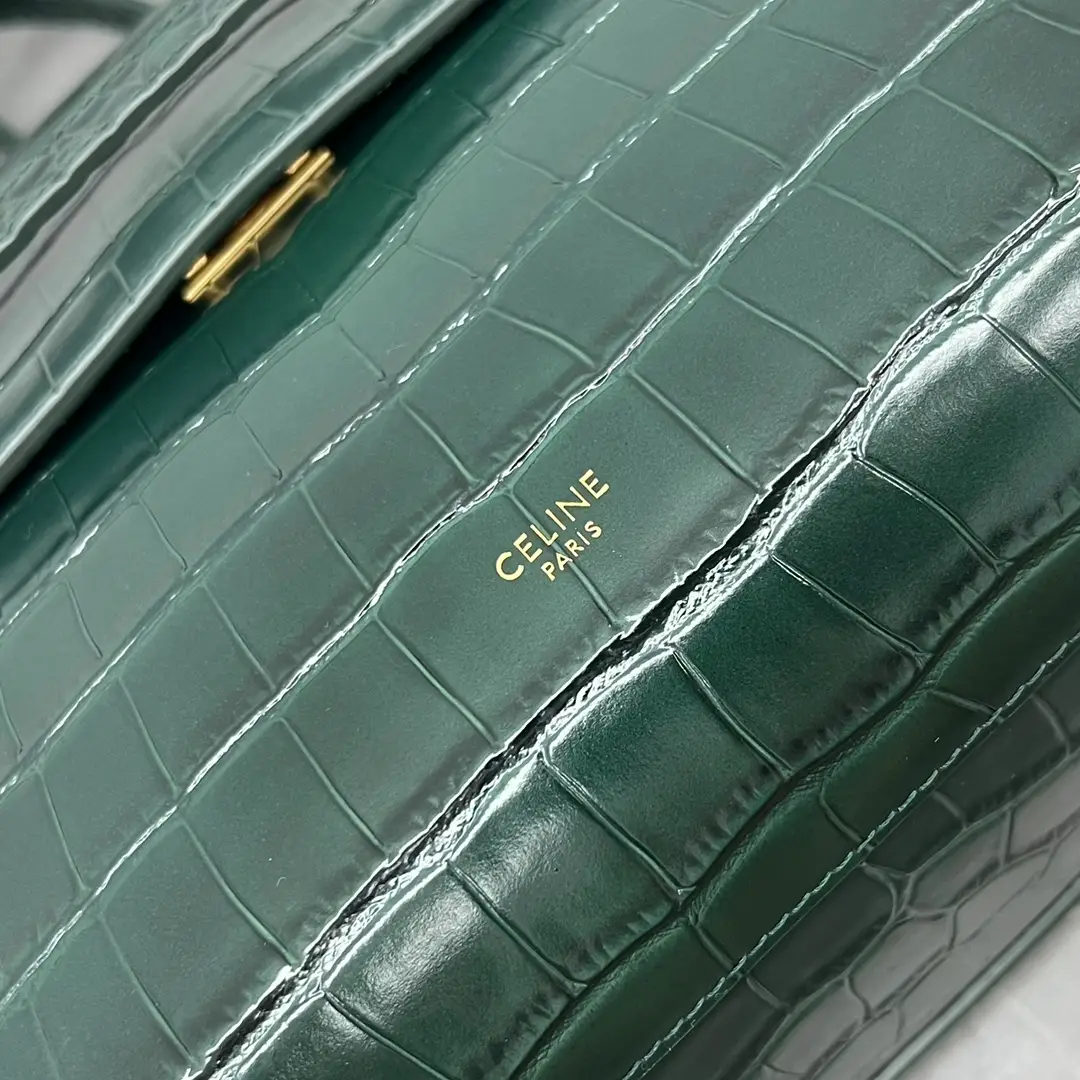CELINE-MICRO-BELT-BAG-IN-CROCODILE-EMBOSSED-CALFSKIN-AMAZONE-189153BTE.31AN_6 CELINE MICRO BELT BAG IN CROCODILE EMBOSSED CALFSKIN AMAZONE 189153BTE.31AN 6