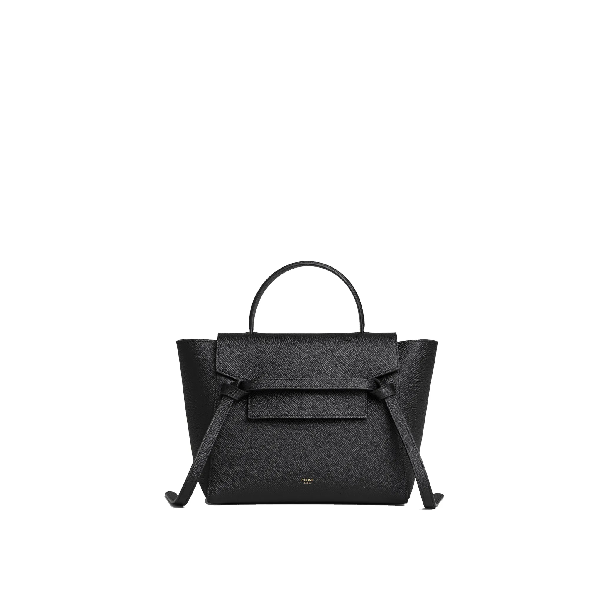 CELINE-MICRO-BELT-BAG-IN-GRAINED-CALFSKIN-BLACK-189153ZVA.38NO_ CELINE MICRO BELT BAG IN GRAINED CALFSKIN BLACK 189153ZVA.38NO