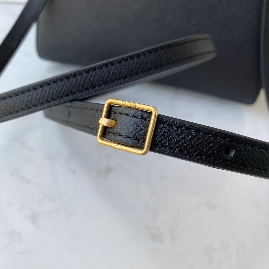 CELINE-MICRO-BELT-BAG-IN-GRAINED-CALFSKIN-BLACK-189153ZVA.38NO_9 CELINE MICRO BELT BAG IN GRAINED CALFSKIN BLACK 189153ZVA.38NO 9