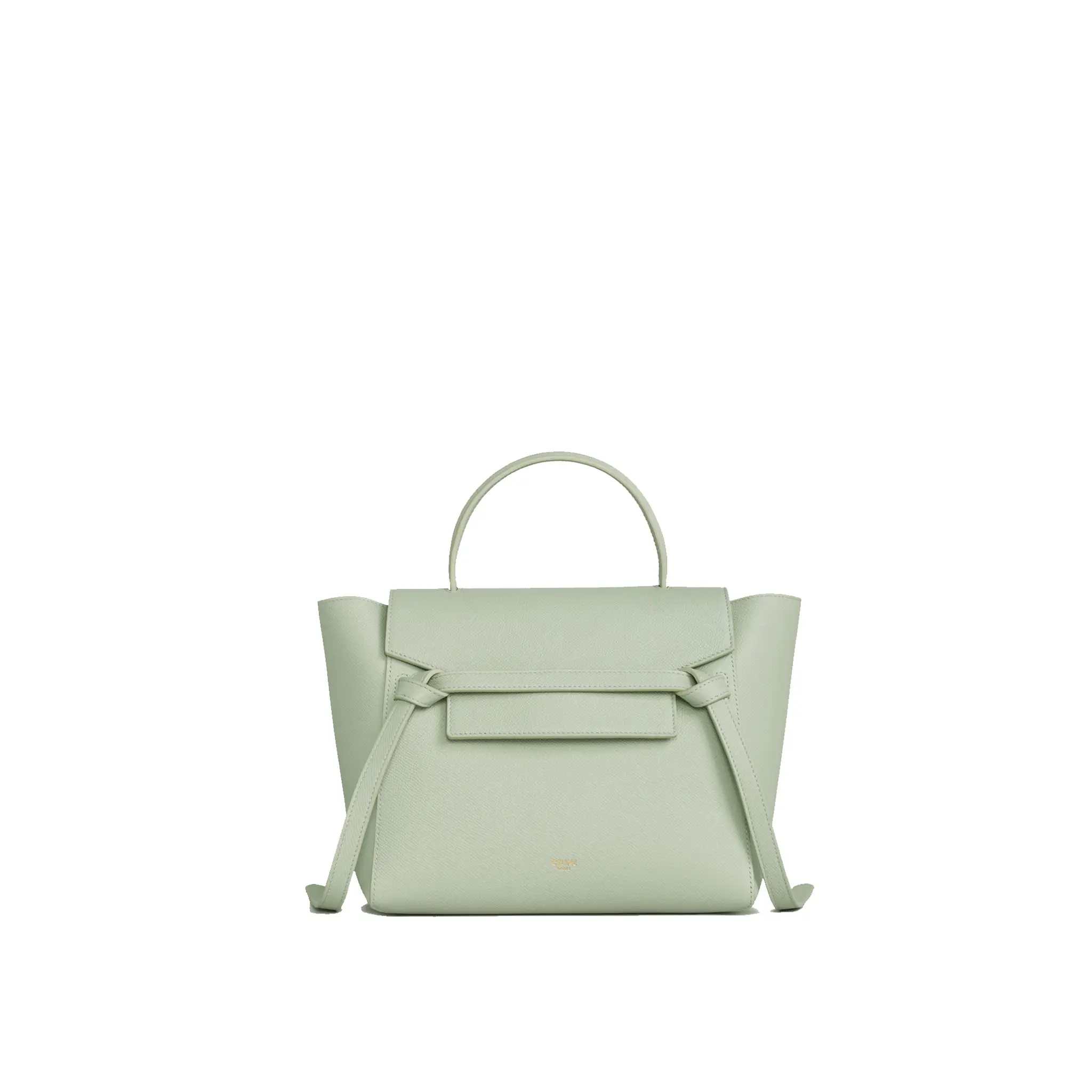CELINE-MICRO-BELT-BAG-IN-GRAINED-CALFSKIN-VERT-D'EAU-189153ZVA.30VD CELINE MICRO BELT BAG IN GRAINED CALFSKIN VERT DEAU 189153ZVA.30VD