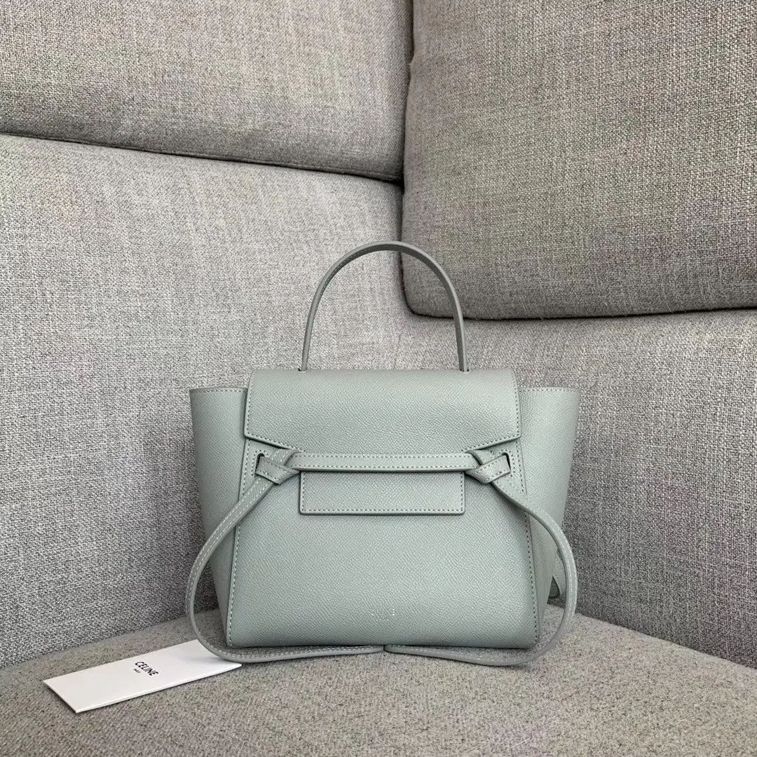 CELINE-MICRO-BELT-BAG-IN-GRAINED-CALFSKIN-VERT-D'EAU-189153ZVA.30VD_1 CELINE MICRO BELT BAG IN GRAINED CALFSKIN VERT DEAU 189153ZVA.30VD 1