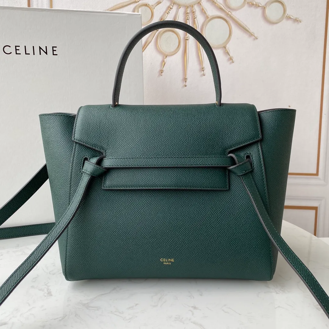 CELINE-MINI-BELT-BAG-IN-GRAINED-CALFSKIN-AMAZONE-189103ZVA.31AN_1 CELINE MINI BELT BAG IN GRAINED CALFSKIN AMAZONE 189103ZVA.31AN 1