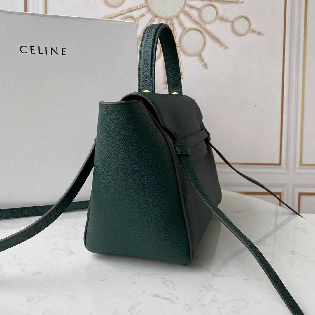 CELINE-MINI-BELT-BAG-IN-GRAINED-CALFSKIN-AMAZONE-189103ZVA.31AN_2 CELINE MINI BELT BAG IN GRAINED CALFSKIN AMAZONE 189103ZVA.31AN 2