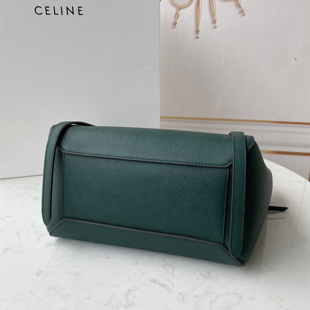 CELINE-MINI-BELT-BAG-IN-GRAINED-CALFSKIN-AMAZONE-189103ZVA.31AN_4 CELINE MINI BELT BAG IN GRAINED CALFSKIN AMAZONE 189103ZVA.31AN 4