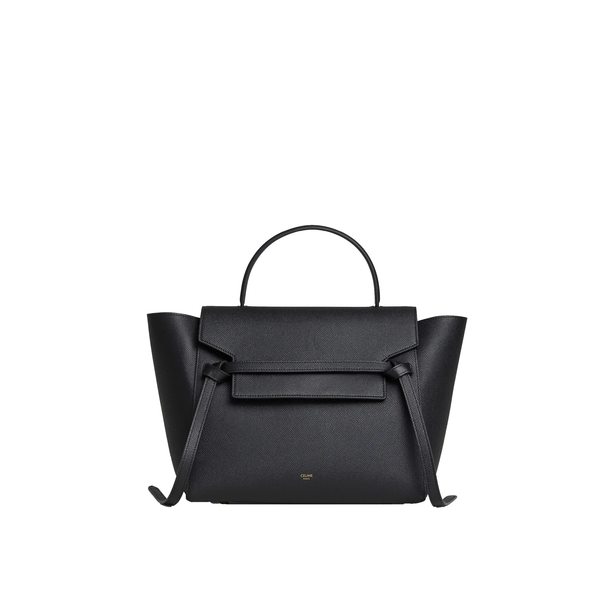 CELINE-MINI-BELT-BAG-IN-GRAINED-CALFSKIN-BLACK-189103ZVA.38NO CELINE MINI BELT BAG IN GRAINED CALFSKIN BLACK 189103ZVA.38NO