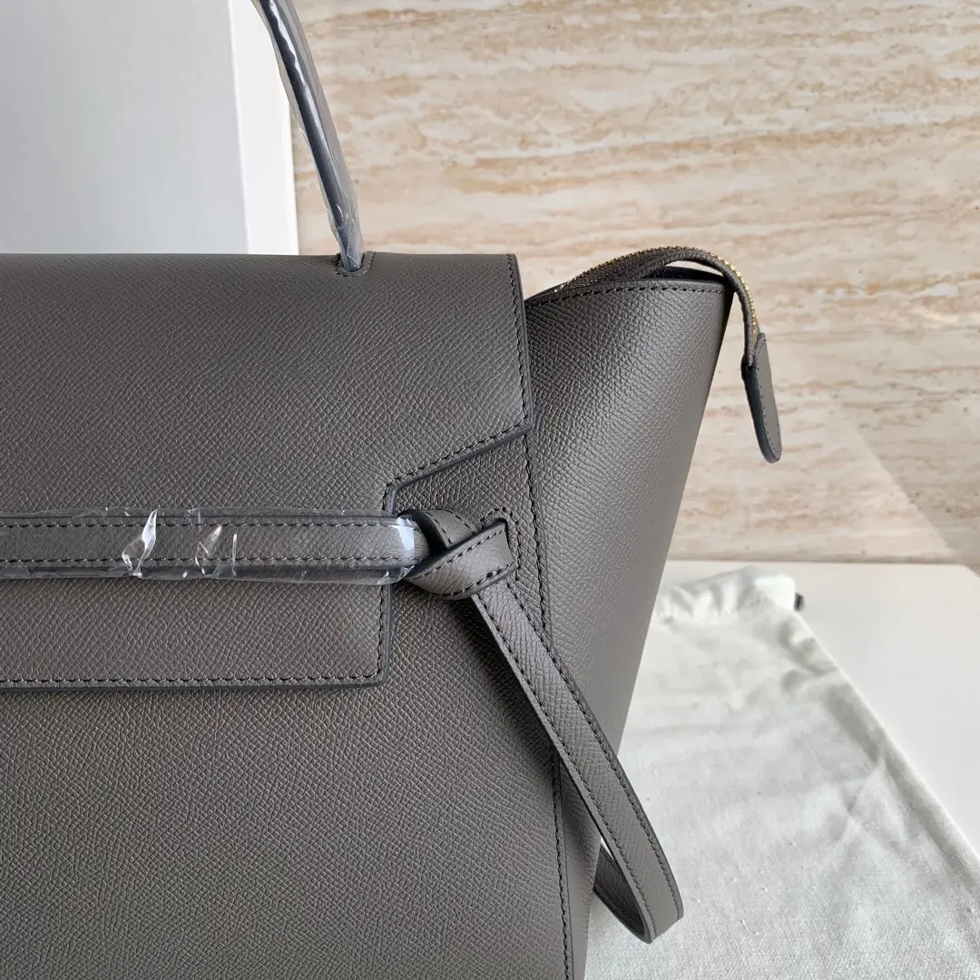 CELINE-MINI-BELT-BAG-IN-GRAINED-CALFSKIN-GREY-189103ZVA.10DC_5 CELINE MINI BELT BAG IN GRAINED CALFSKIN GREY 189103ZVA.10DC 5