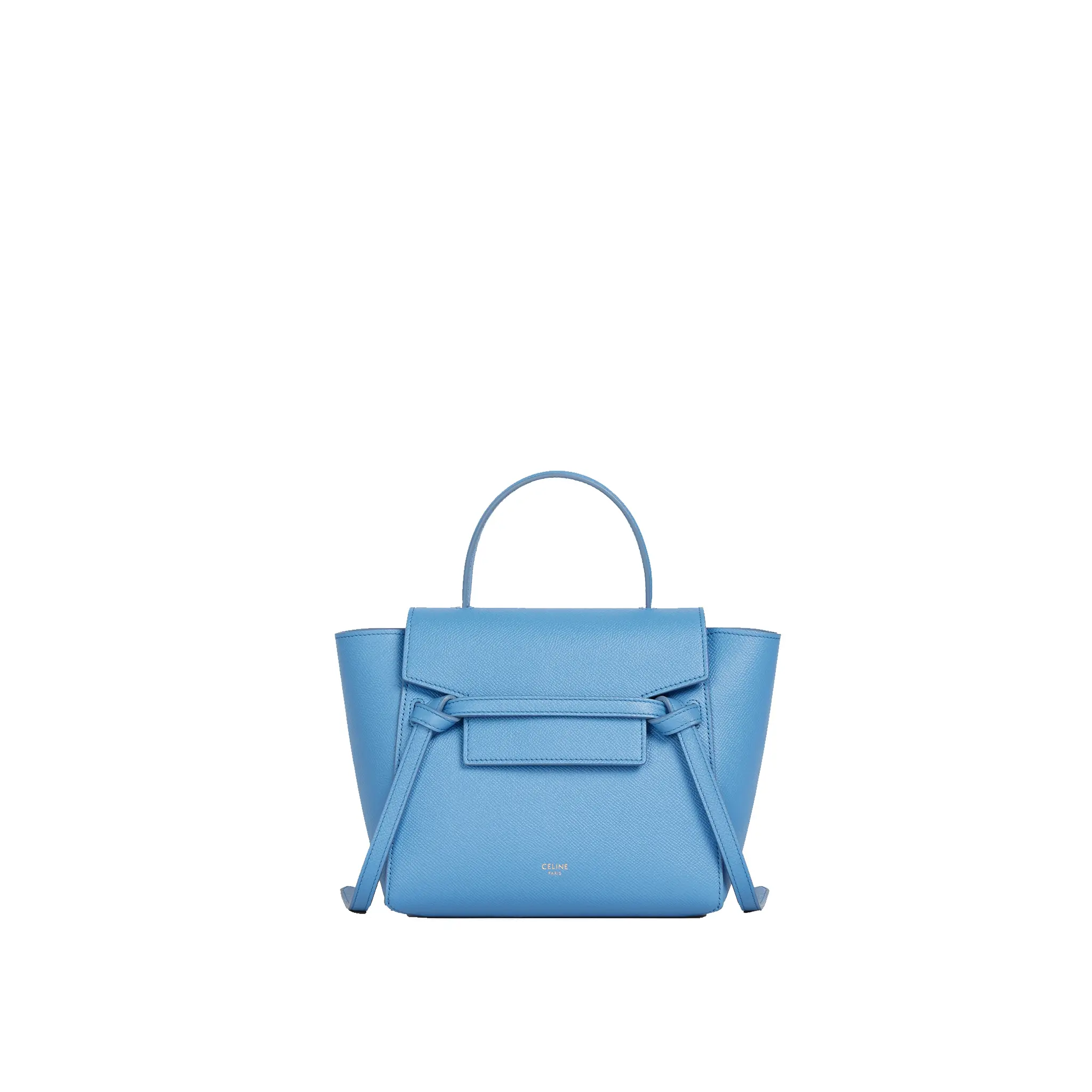 CELINE-NANO-BELT-BAG-IN-GRAINED-CALFSKIN-AZURE-189003ZVA.07ZA CELINE NANO BELT BAG IN GRAINED CALFSKIN AZURE 189003ZVA.07ZA