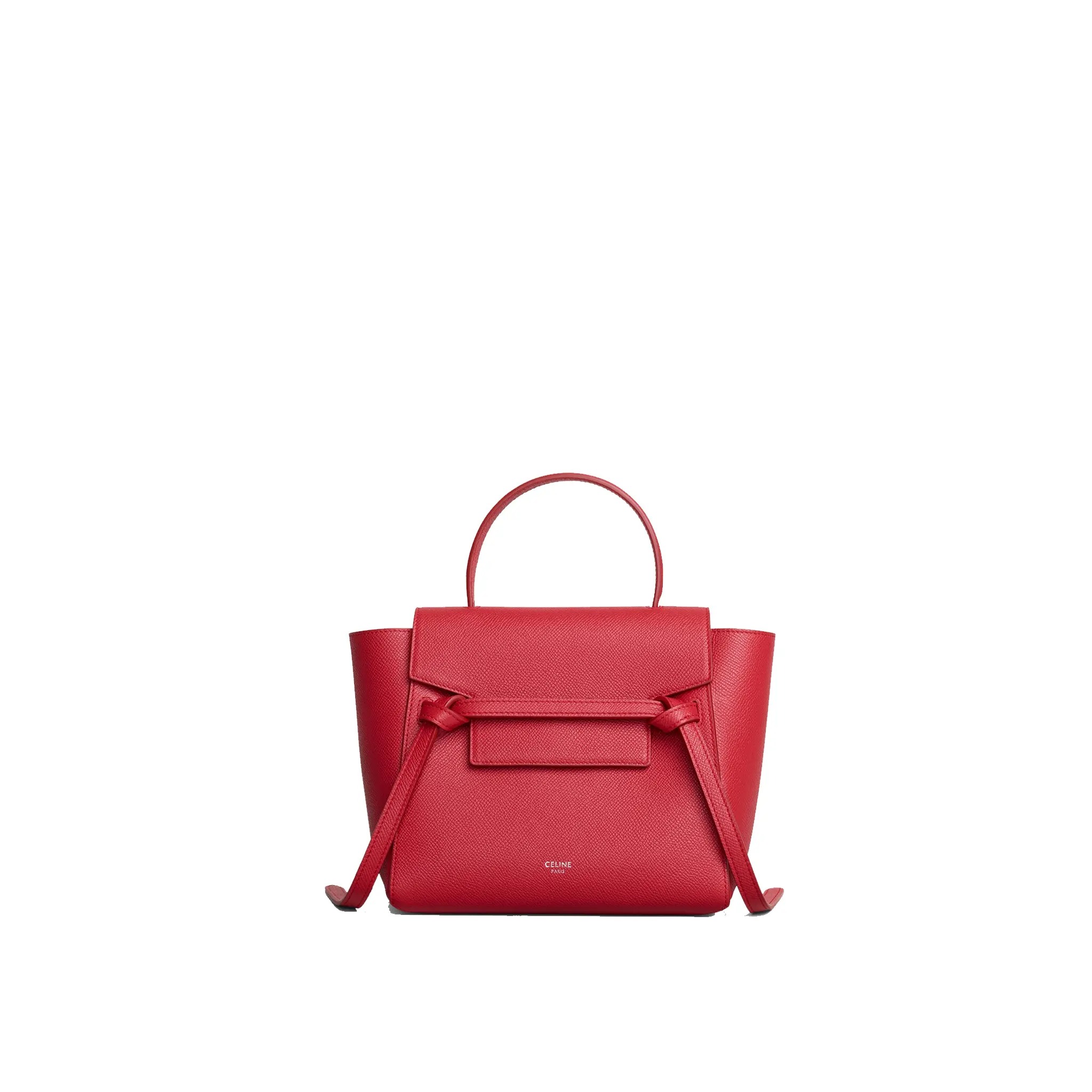 CELINE-NANO-BELT-BAG-IN-GRAINED-CALFSKIN-RED-189003ZVA.27ED CELINE NANO BELT BAG IN GRAINED CALFSKIN RED 189003ZVA.27ED
