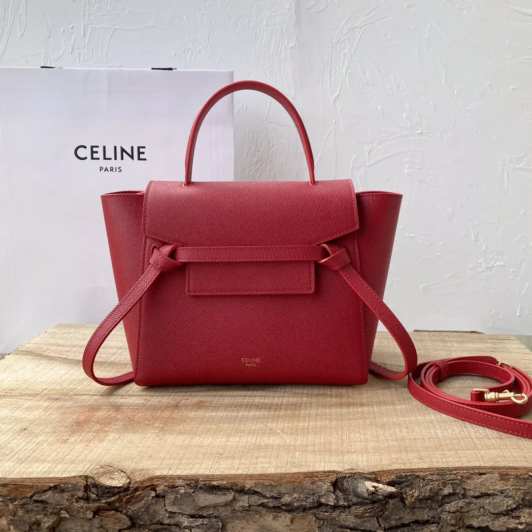 CELINE-NANO-BELT-BAG-IN-GRAINED-CALFSKIN-RED-189003ZVA.27ED_1 CELINE NANO BELT BAG IN GRAINED CALFSKIN RED 189003ZVA.27ED 1