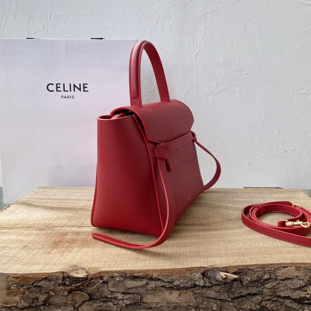 CELINE-NANO-BELT-BAG-IN-GRAINED-CALFSKIN-RED-189003ZVA.27ED_2 CELINE NANO BELT BAG IN GRAINED CALFSKIN RED 189003ZVA.27ED 2