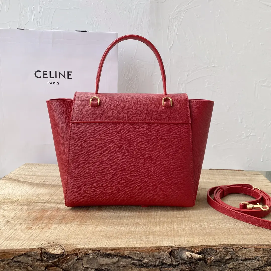 CELINE-NANO-BELT-BAG-IN-GRAINED-CALFSKIN-RED-189003ZVA.27ED_3 CELINE NANO BELT BAG IN GRAINED CALFSKIN RED 189003ZVA.27ED 3