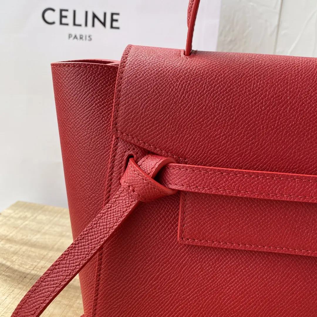 CELINE-NANO-BELT-BAG-IN-GRAINED-CALFSKIN-RED-189003ZVA.27ED_74 CELINE NANO BELT BAG IN GRAINED CALFSKIN RED 189003ZVA.27ED 74