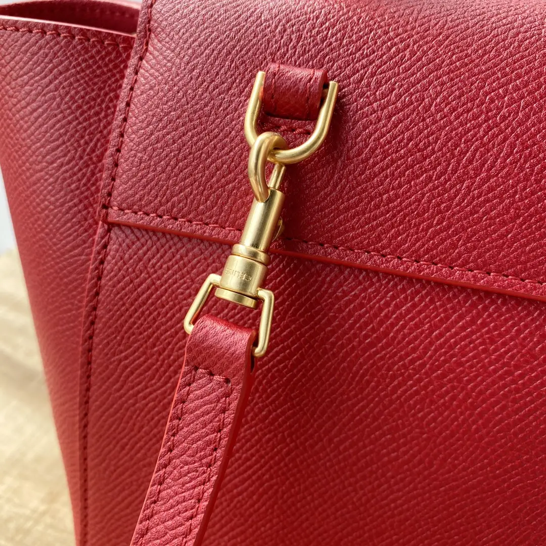 CELINE-NANO-BELT-BAG-IN-GRAINED-CALFSKIN-RED-189003ZVA.27ED_9 CELINE NANO BELT BAG IN GRAINED CALFSKIN RED 189003ZVA.27ED 9