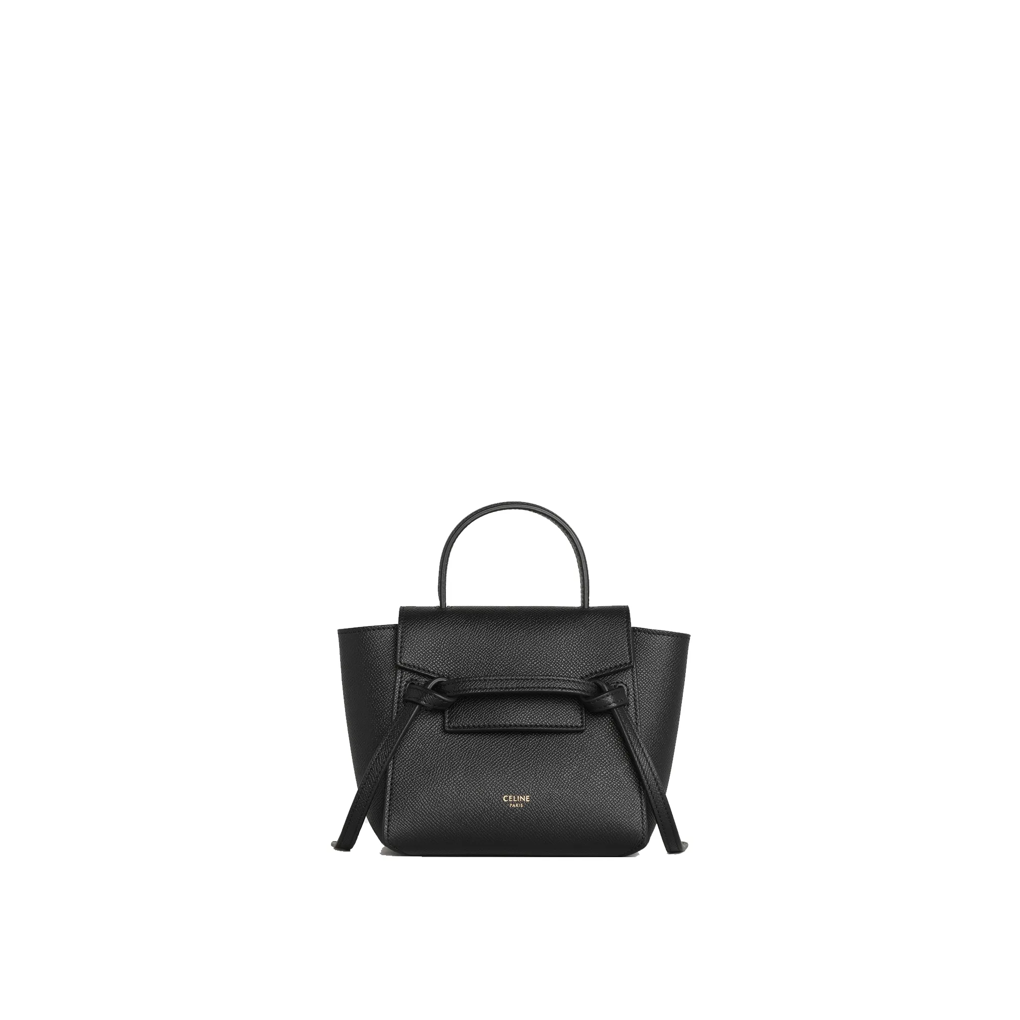 CELINE-PICO-BELT-BAG-IN-GRAINED-CALFSKIN-BLACK-194263ZVA.38NO CELINE PICO BELT BAG IN GRAINED CALFSKIN BLACK 194263ZVA.38NO