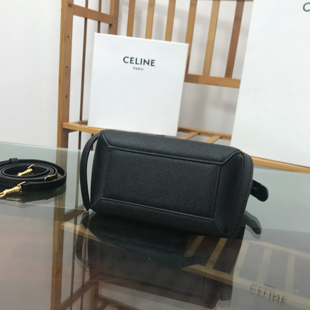 CELINE-PICO-BELT-BAG-IN-GRAINED-CALFSKIN-BLACK-194263ZVA.38NO_6 CELINE PICO BELT BAG IN GRAINED CALFSKIN BLACK 194263ZVA.38NO 6