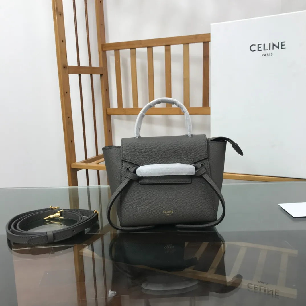 CELINE-PICO-BELT-BAG-IN-GRAINED-CALFSKIN-GREY-194263ZVA.10DC_1 CELINE PICO BELT BAG IN GRAINED CALFSKIN GREY 194263ZVA.10DC 1