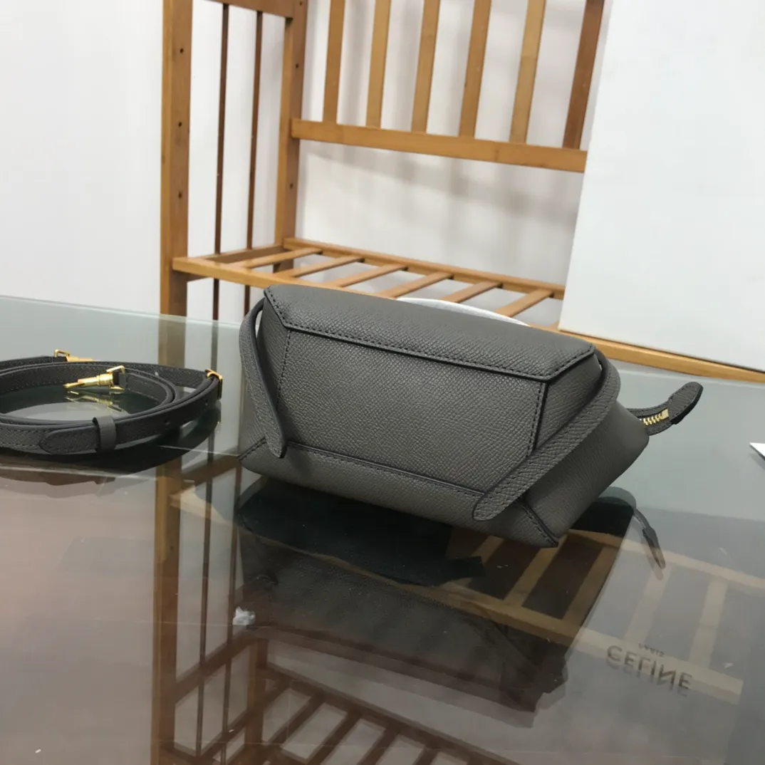 CELINE-PICO-BELT-BAG-IN-GRAINED-CALFSKIN-GREY-194263ZVA.10DC_5 CELINE PICO BELT BAG IN GRAINED CALFSKIN GREY 194263ZVA.10DC 5
