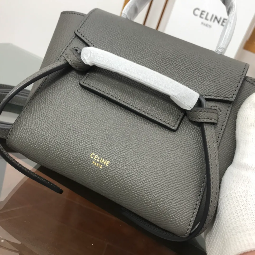CELINE-PICO-BELT-BAG-IN-GRAINED-CALFSKIN-GREY-194263ZVA.10DC_6 CELINE PICO BELT BAG IN GRAINED CALFSKIN GREY 194263ZVA.10DC 6
