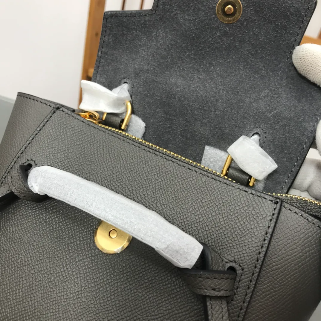 CELINE-PICO-BELT-BAG-IN-GRAINED-CALFSKIN-GREY-194263ZVA.10DC_7 CELINE PICO BELT BAG IN GRAINED CALFSKIN GREY 194263ZVA.10DC 7