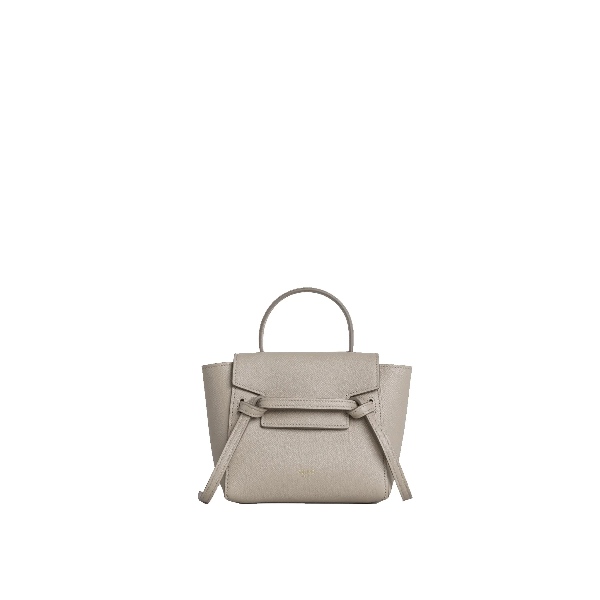 CELINE-PICO-BELT-BAG-IN-GRAINED-CALFSKIN-LIGHT-TAUPE-194263ZVA.18LT CELINE PICO BELT BAG IN GRAINED CALFSKIN LIGHT TAUPE 194263ZVA.18LT