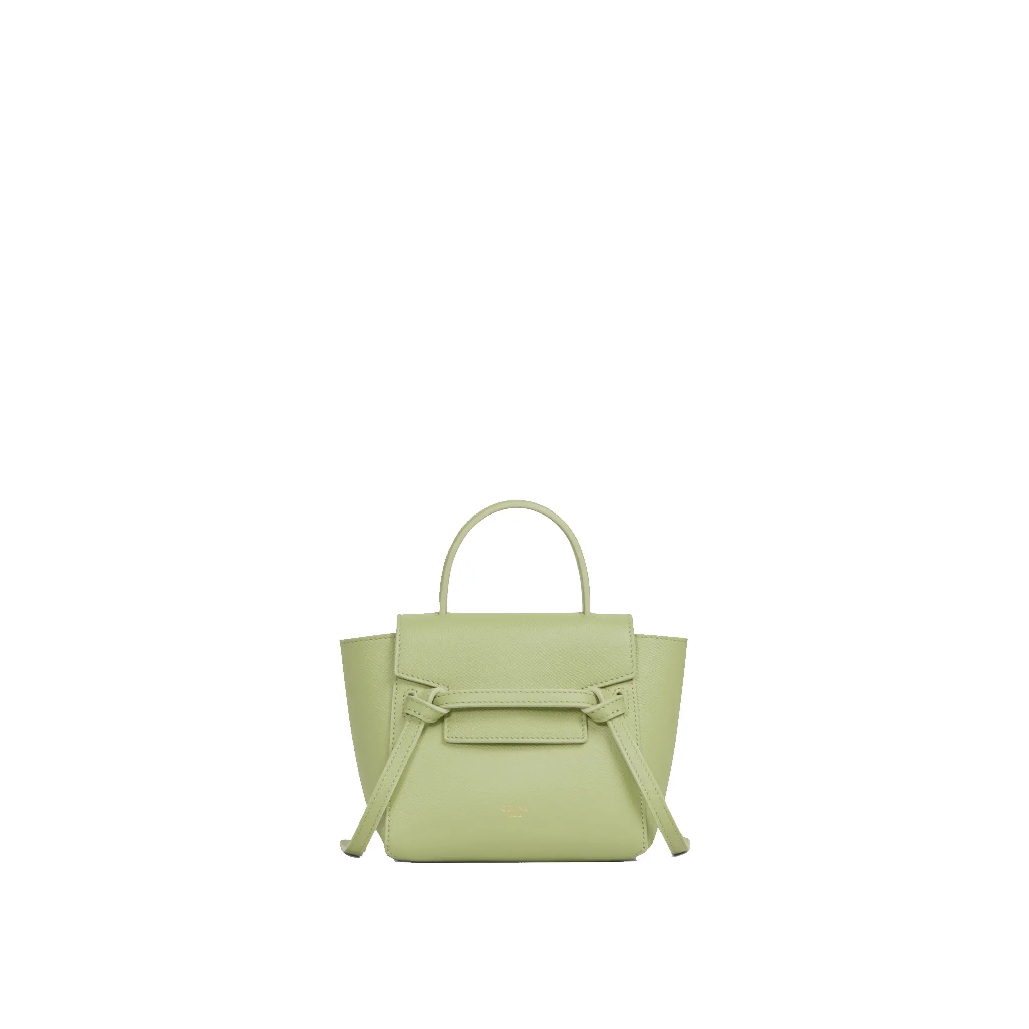 CELINE-PICO-BELT-BAG-IN-GRAINED-CALFSKIN-SAGE-194263ZVA.31SA CELINE PICO BELT BAG IN GRAINED CALFSKIN SAGE 194263ZVA.31SA