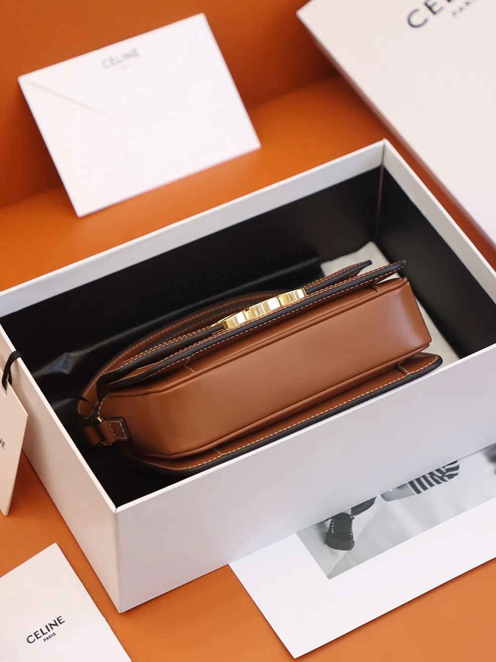 CELINE-TEEN-TRIOMPHE-BAG-IN-TRIOMPHE-CANVAS-AND-CALFSKIN-WHITE-188882BZ4.01BC_4 CELINE TEEN TRIOMPHE BAG IN TRIOMPHE CANVAS AND CALFSKIN WHITE 188882BZ4.01BC 4