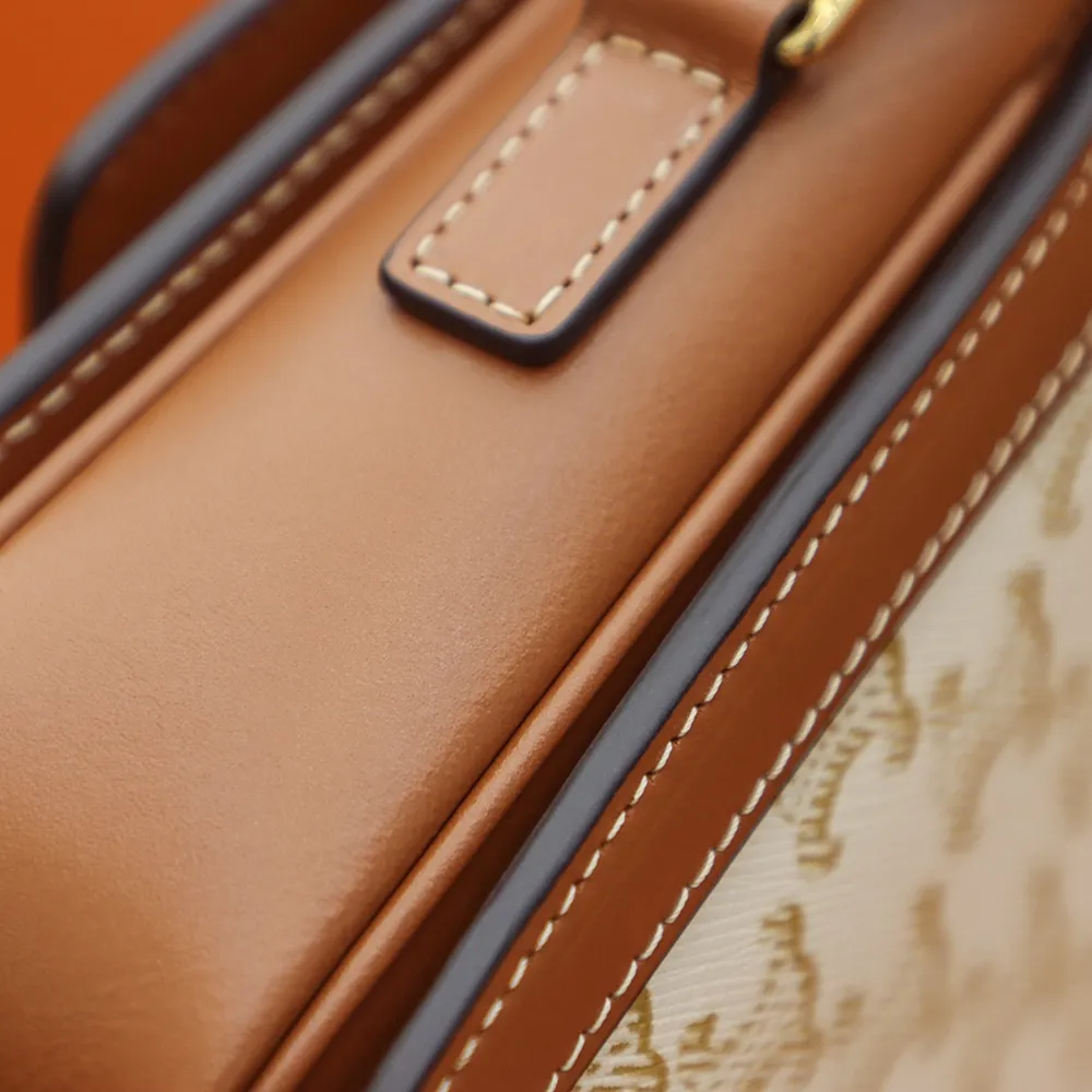 CELINE-TEEN-TRIOMPHE-BAG-IN-TRIOMPHE-CANVAS-AND-CALFSKIN-WHITE-188882BZ4.01BC_9 CELINE TEEN TRIOMPHE BAG IN TRIOMPHE CANVAS AND CALFSKIN WHITE 188882BZ4.01BC 9